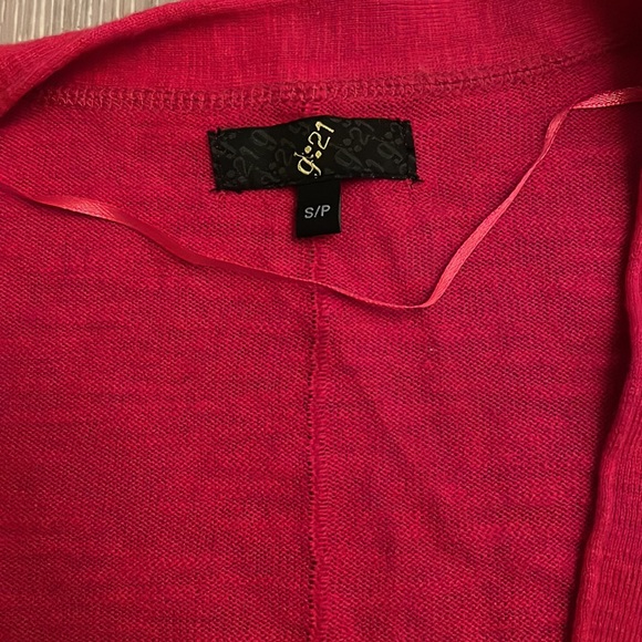 Hot pink cardigan Small - Picture 2 of 8